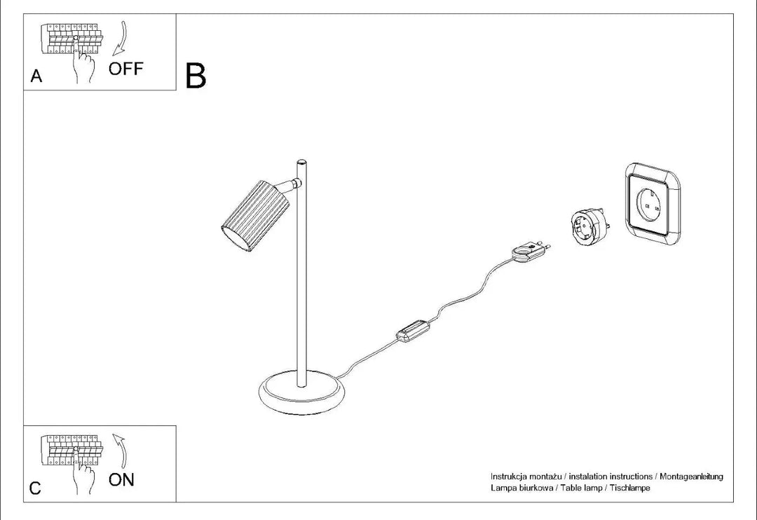 Lampe a poser karbon beige avec design minimaliste et ampoules gu10 interchangeables pour un éclairage élégant
