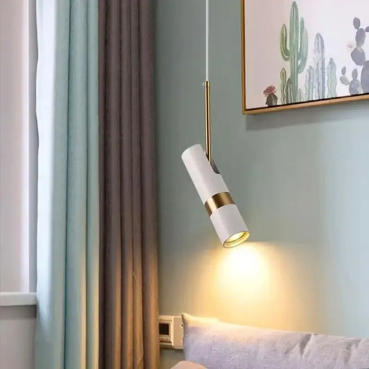 Longue Suspension Luminaire Pour Intérieur Moderne Cylindre