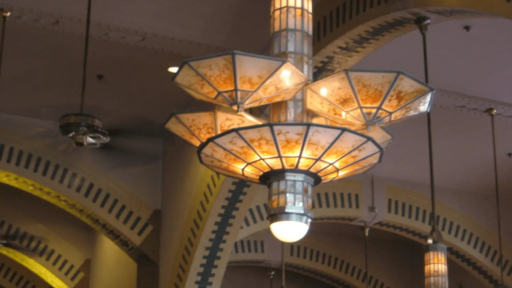 luminaire art déco suspension