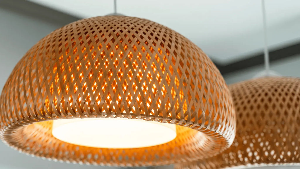luminaire bambou