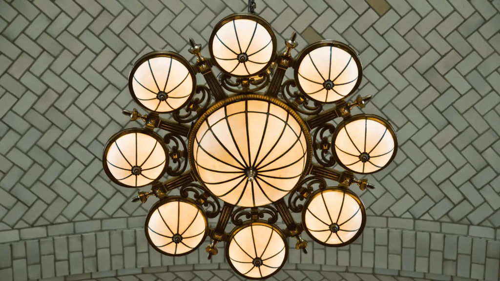 suspension luminaire laiton