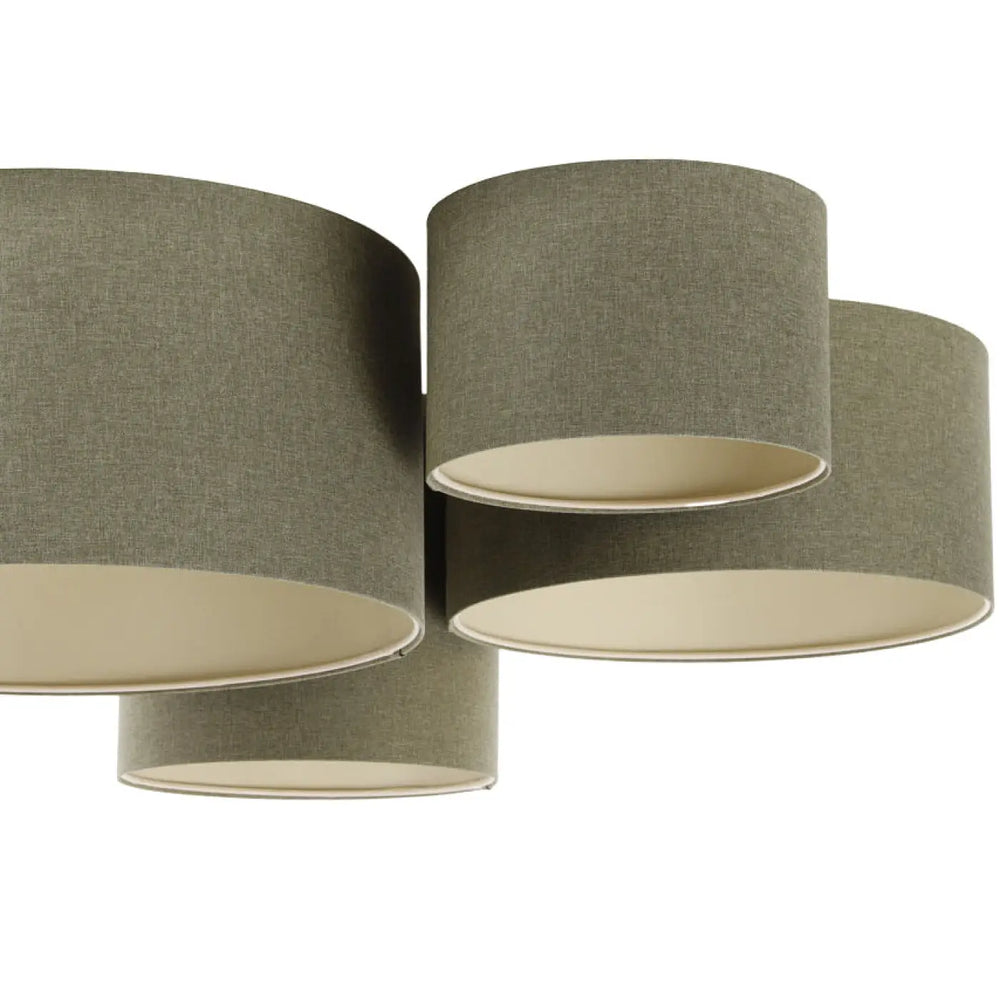 Plafond 4Flames Boho Elegant – Grey green/Ecru