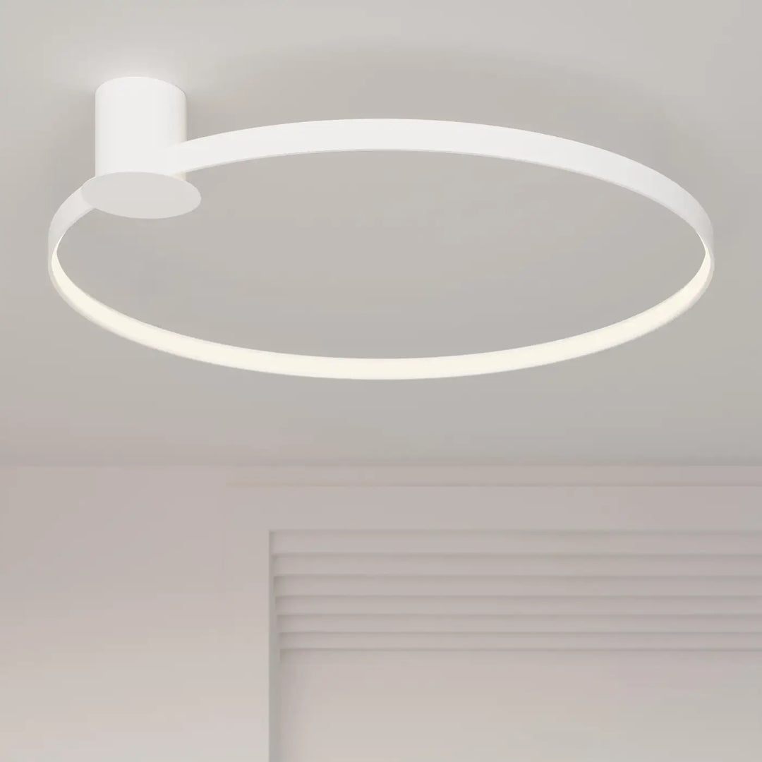 Luminaire plafonnier rio 55 4000k blanc avec modules led design unique et finition mate minimaliste