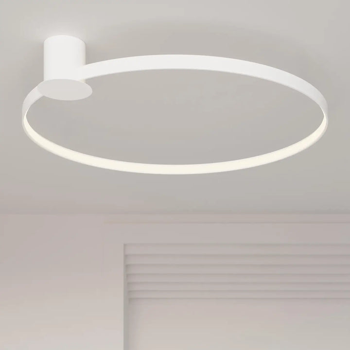 Luminaire plafonnier rio 55 4000k blanc avec modules led design unique et finition mate minimaliste