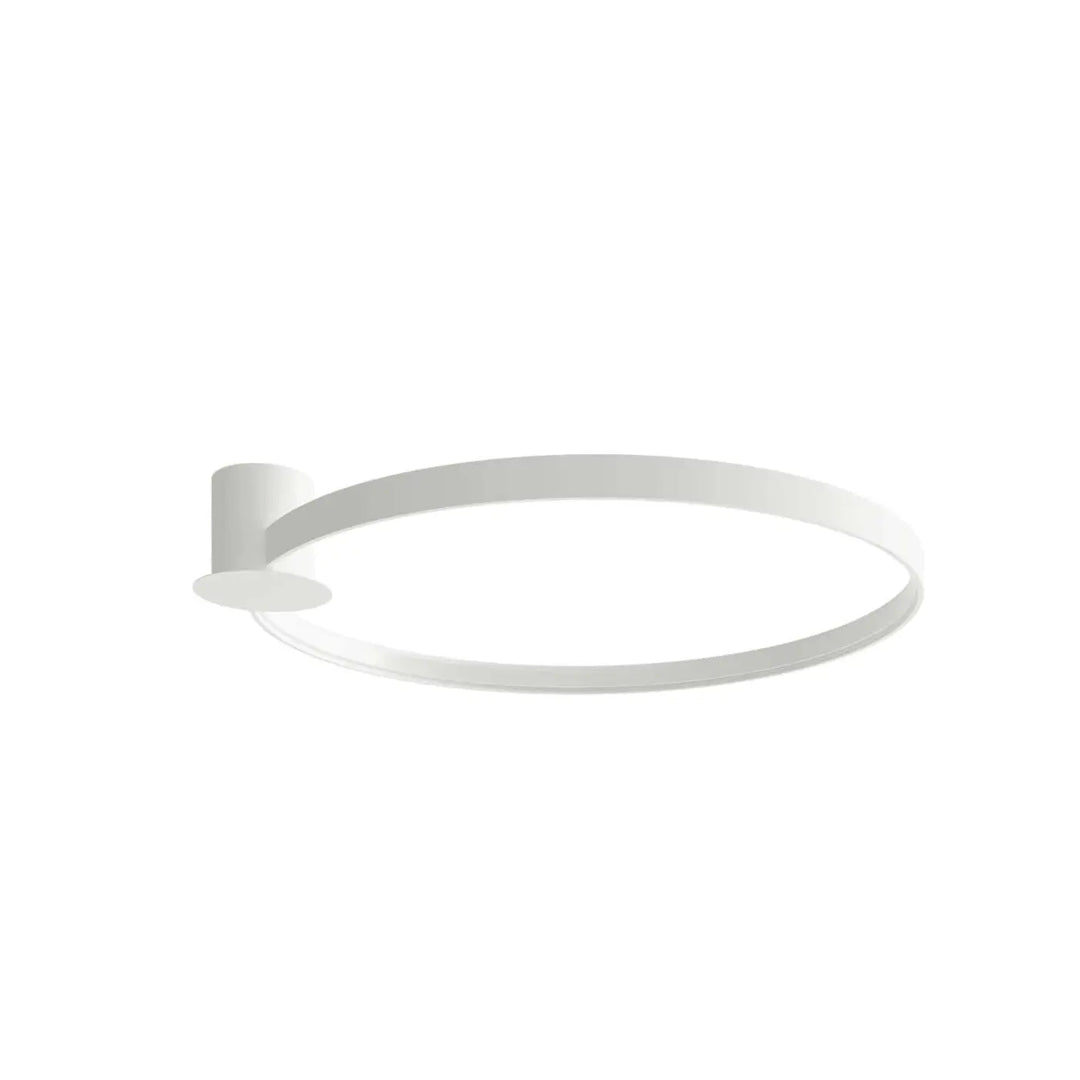 Luminaire plafonnier rio 55 blanc minimaliste avec modules led et design unique pour éclairage moderne