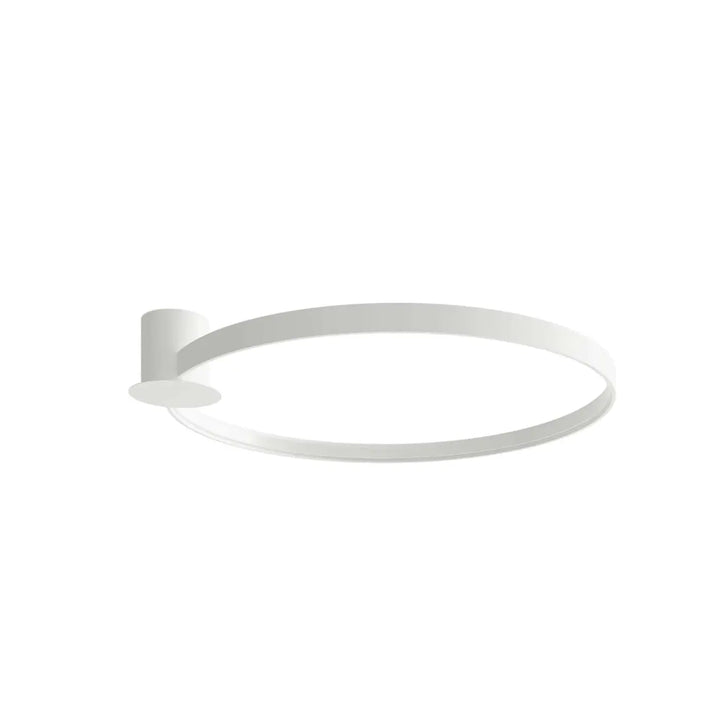 Luminaire plafonnier rio 55 blanc minimaliste avec modules led et design unique pour éclairage moderne