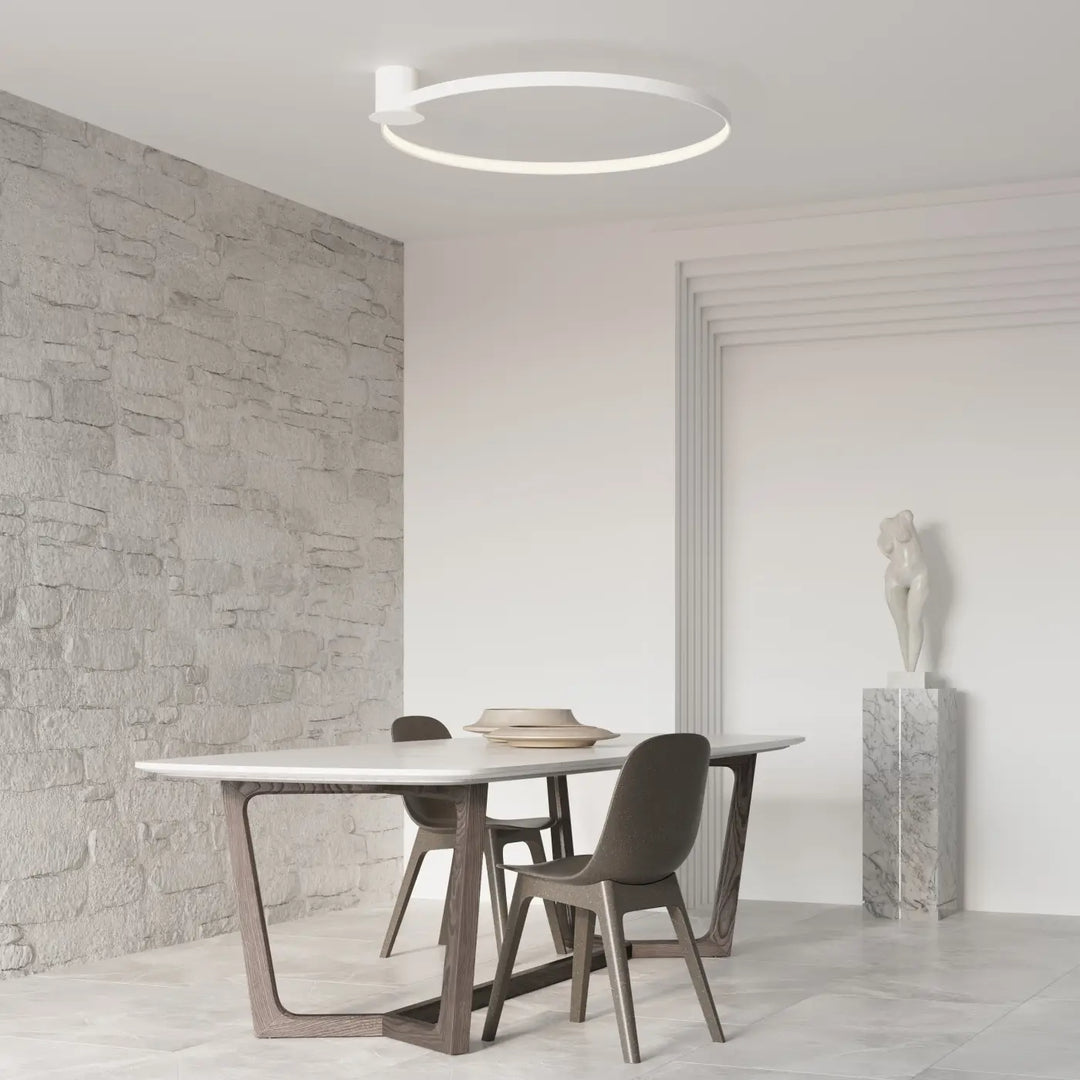Luminaire plafonnier rio 78 4000k blanc design unique avec modules led pour lampes rio moderne et minimaliste