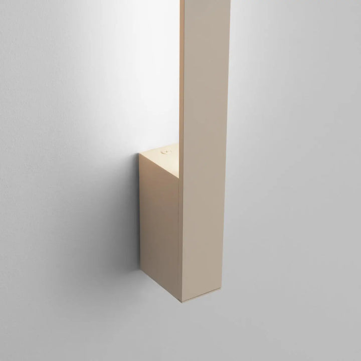 Applique murale lahti 90 led 4000k beige avec design minimaliste idéale pour éclairage intérieur vert olive et ocre rouge