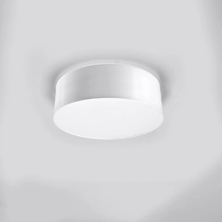 Plafonnier rond blanc luminaire plafonnier arena avec forme riche pour un éclairage polyvalent moderne
