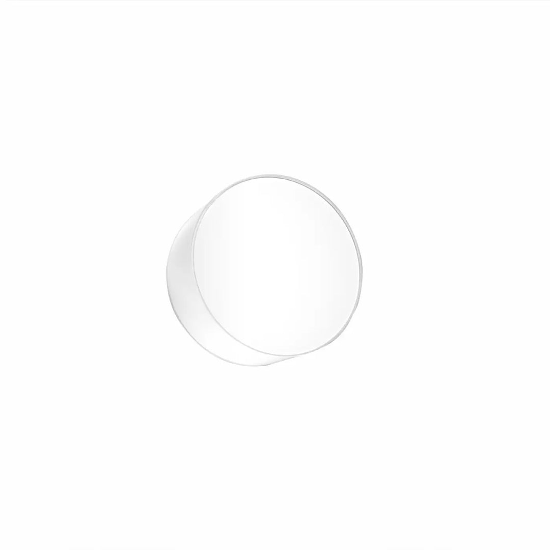 Plafonnier rond en verre clair avec forme riche et design minimaliste pour éclairage polyvalent arena blanc