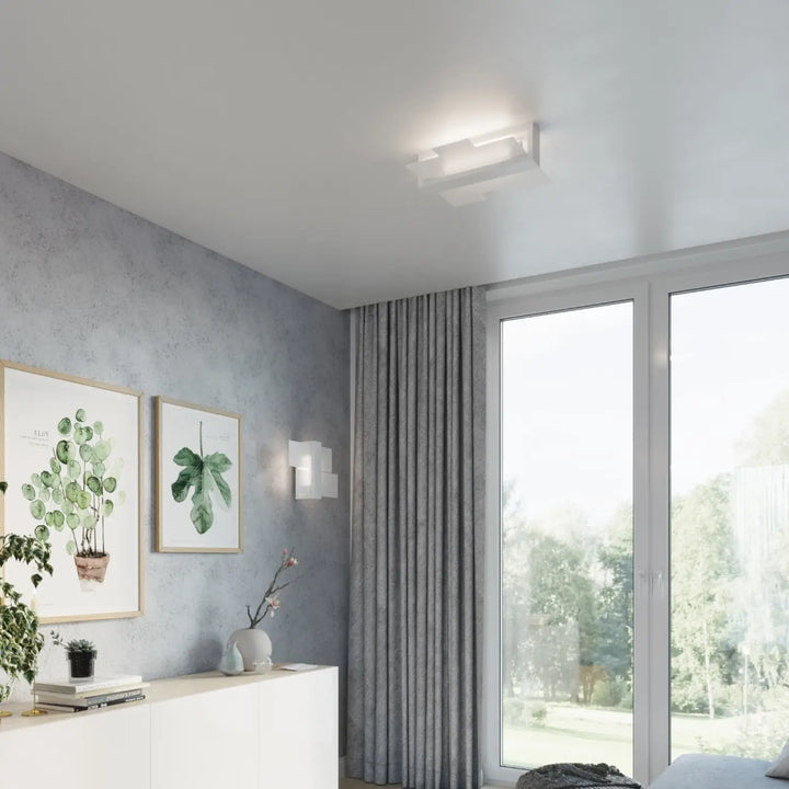 Luminaire plafonnier feniks 2 blanc une lampe feniks au design intemporel et minimaliste pour lampes surprenantes