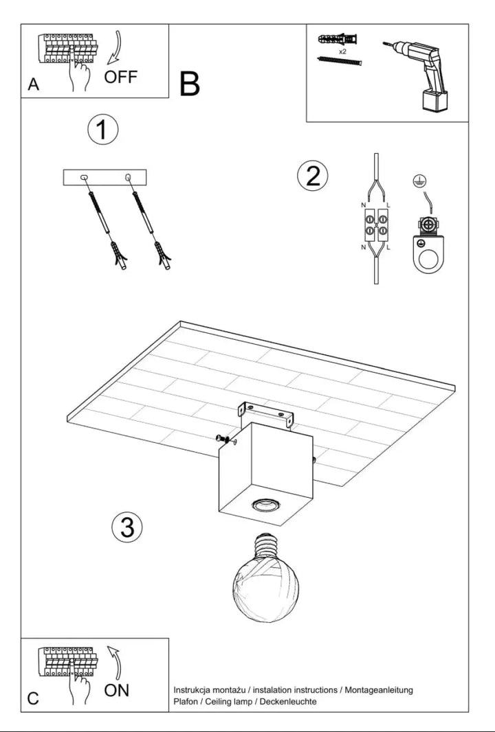 Luminaire plafonnier ariz en bois naturel avec une lampe à ampoule exposée pour un plafond ariz sentez mieux