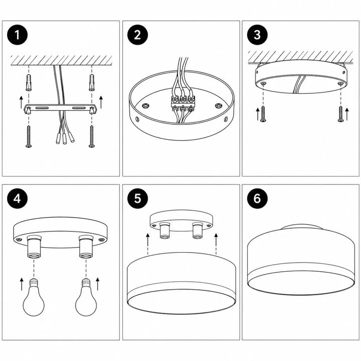 Luminaire plafonnier chambre avec design minimaliste et diffuseur opaque parfait pour décor princesse chambre d’enfant