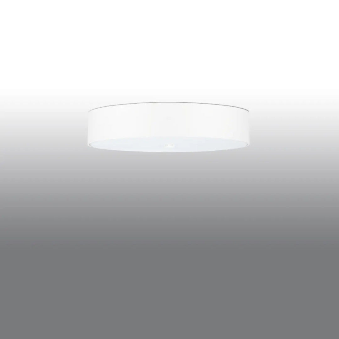Luminaire plafonnier skala 60 blanc cylindre minimaliste pour une décoration élégante et plafond minimaliste