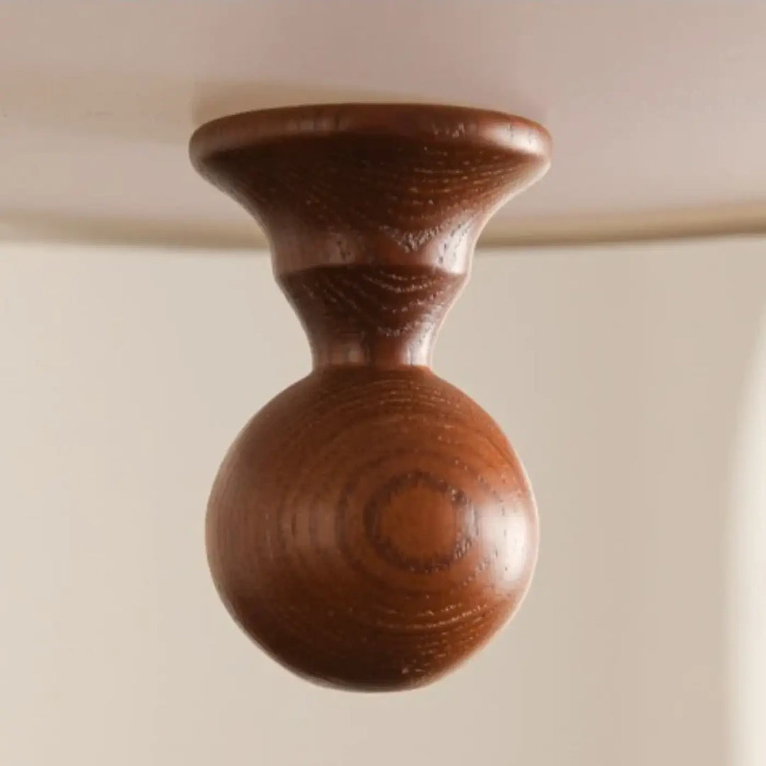 Luminaire plafonnier circulaire design antique en vert ou blanc