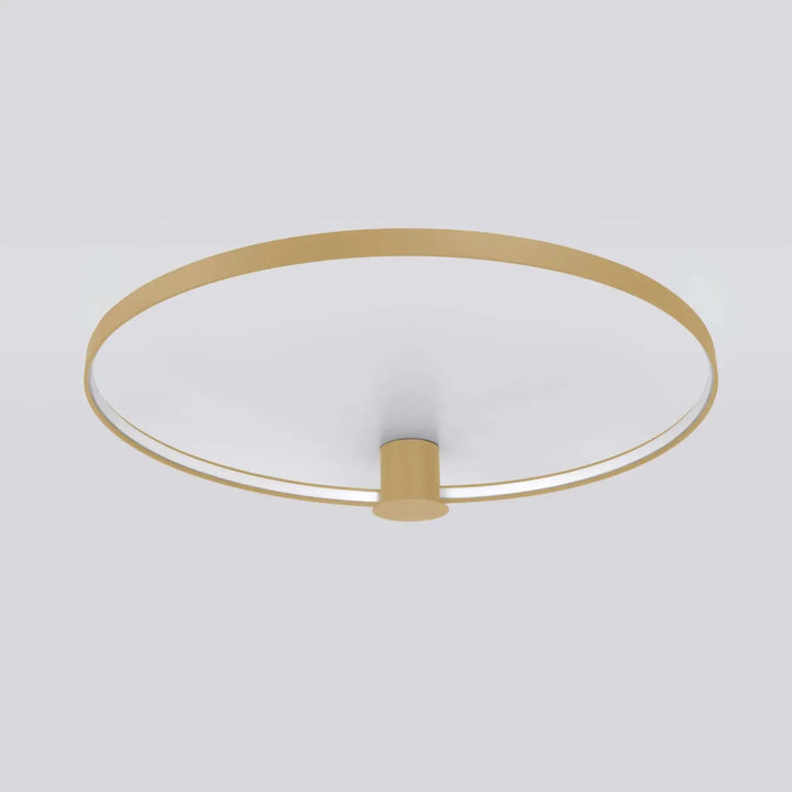 Luminaire plafonnier rio 110 doré avec design unique en métal doré et diffuseur blanc pour efficacité lumineuse élevée
