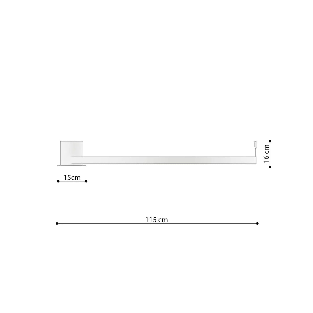 Luminaire plafonnier rio 110 doré avec led strip minimaliste blanc et efficacité lumineuse élevée design unique