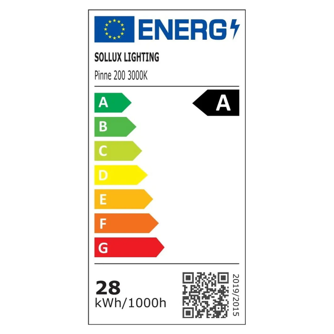 Luminaire plafonnier pinne 200 gris avec module led 3000k a-rated pour bureau à domicile et paramètres d’éclairage efficaces