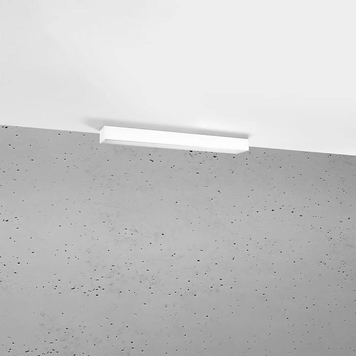 Luminaire plafonnier rectangulaire blanc de la collection pinne avec paramètres d’éclairage 4000K moderne