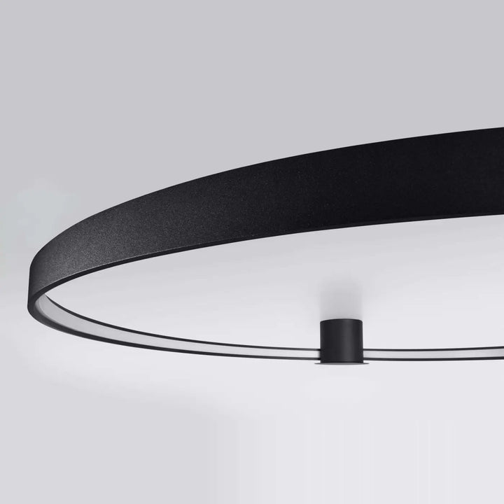 Luminaire plafonnier rio 78 noir avec modules led et design unique en finition mate pour lampes rio modernes