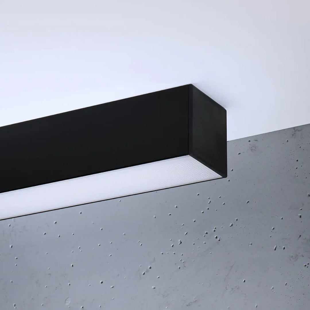 Luminaire plafonnier collection pinne noir avec finition mate pour paramètres d’éclairage moderne et lampe suspendue