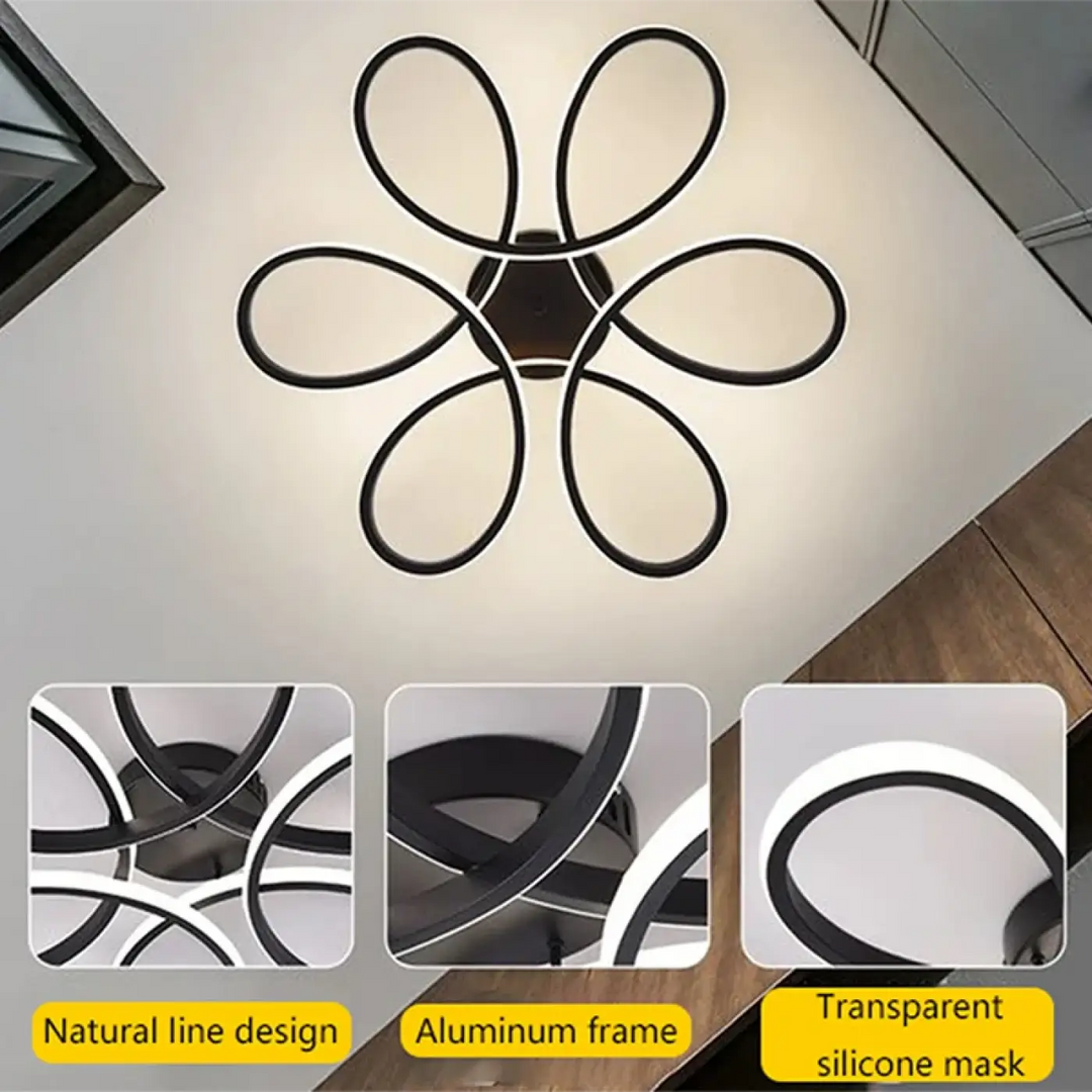 Luminaire plafonnier moderne design minimaliste style épuré