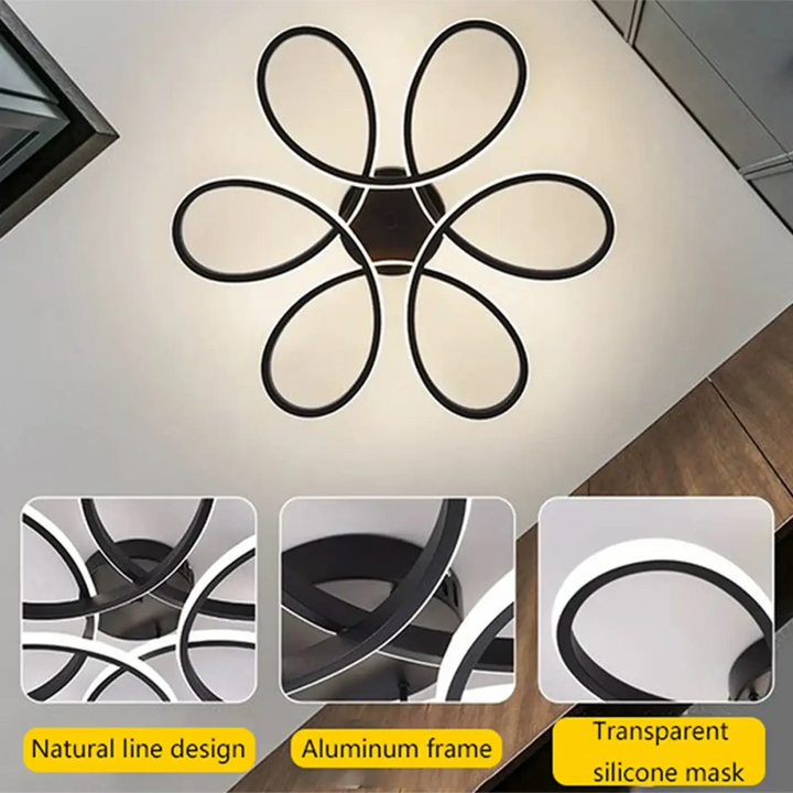 Luminaire plafonnier moderne design minimaliste style épuré