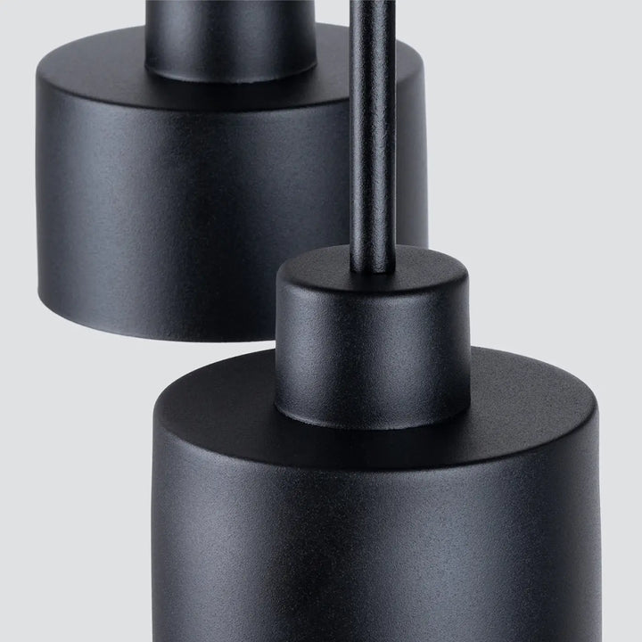 Luminaire plafonnier savar 3 noir avec finition mate noire et design moderne lampy z linii klasyka w najlepszym