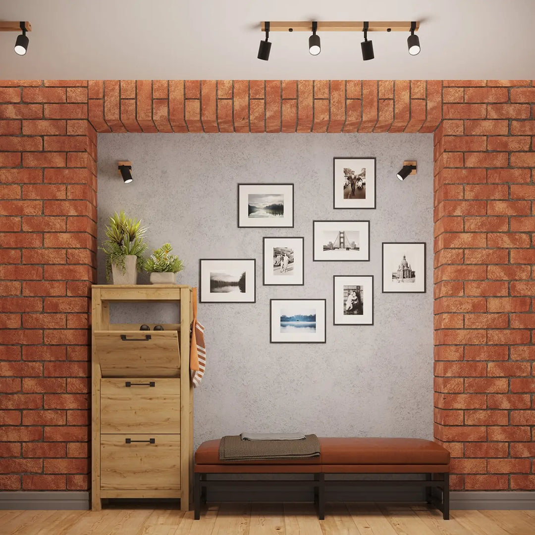 Luminaire plafonnier fager 4l noir avec boîtier moderne et abat-jours orientables design élégant en métal noir
