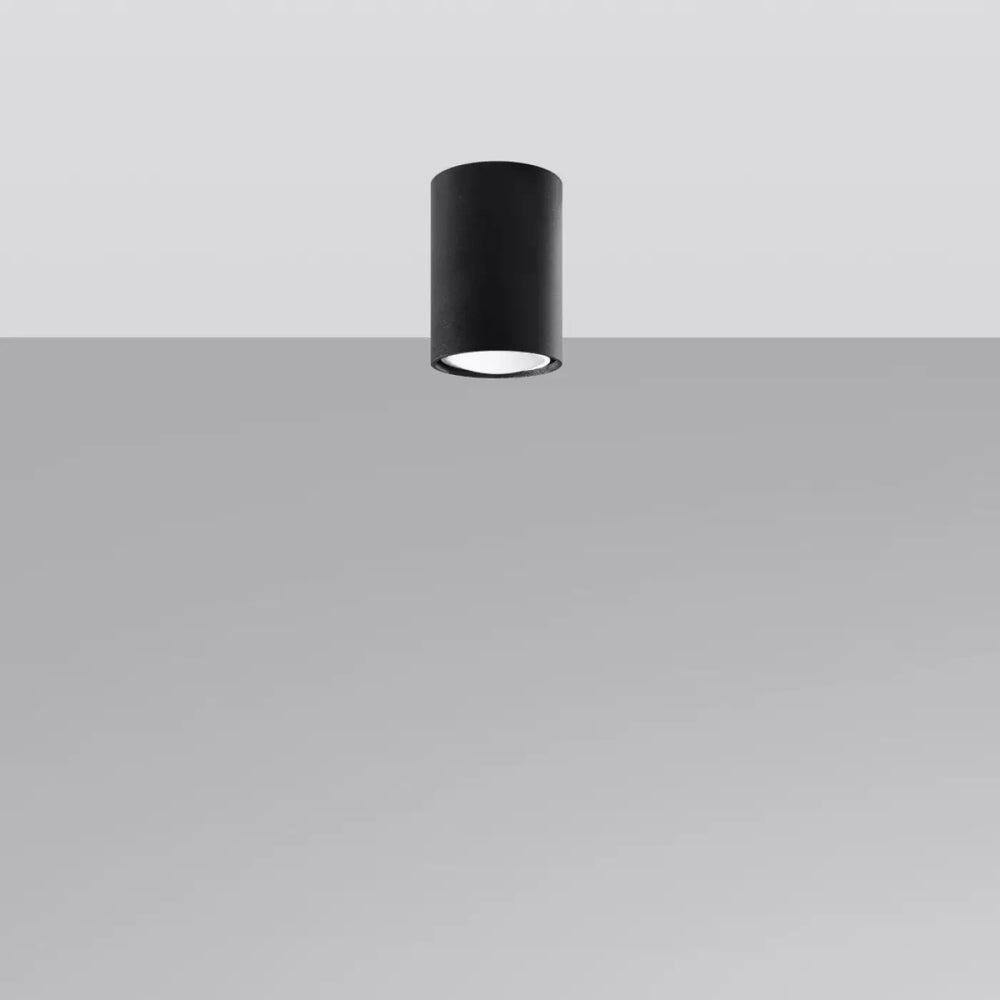 Plafonnier lagos blanc noir avec finition mate et base circulaire lumineuse pour élégance moderne et lumière fonctionnelle