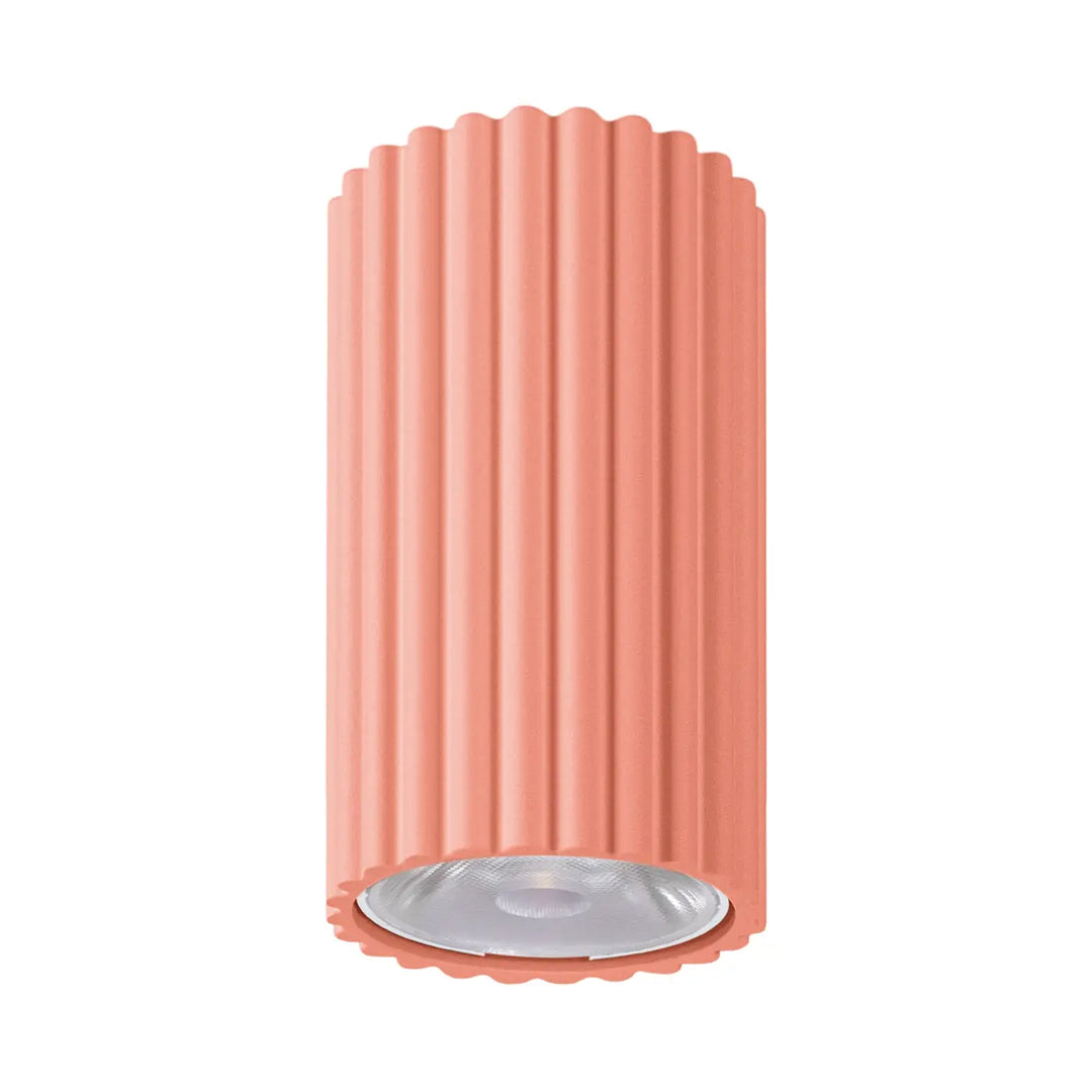 Luminaire plafonnier ivar pêche avec abat-jour modernes rainurés design expressif et confort d’utilisation optimal