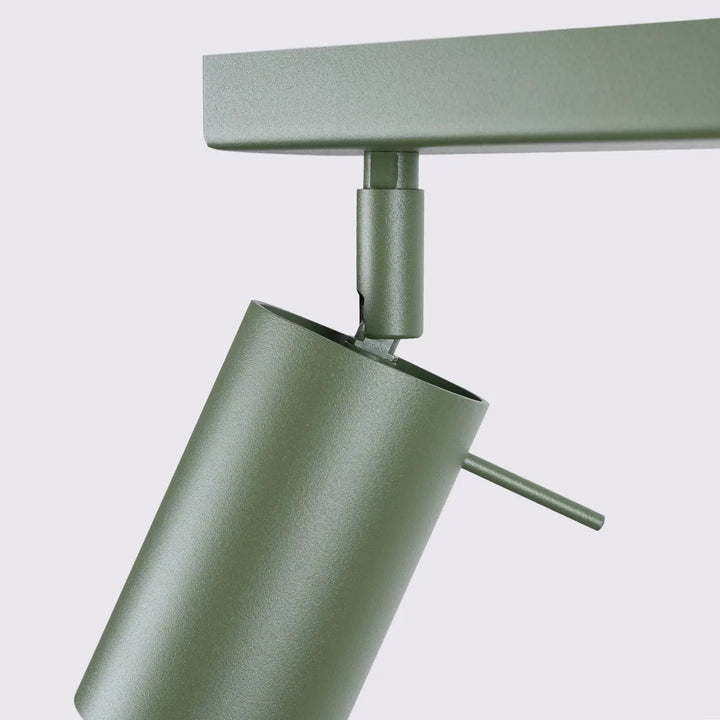 Luminaire plafonnier ring 3l vert olive lampe ring avec finition mate pour un éclairage flexible et minimalisme moderne