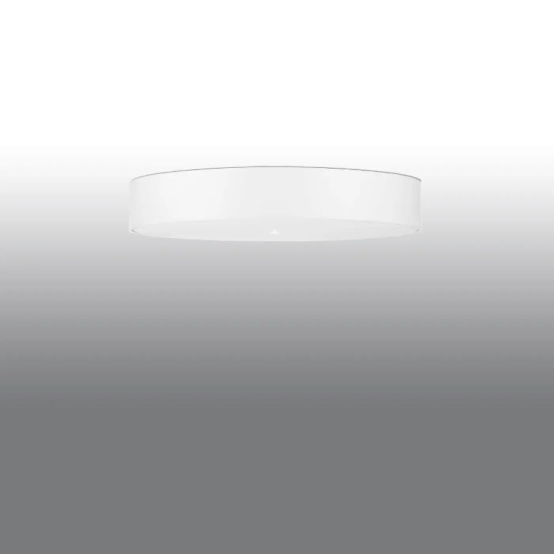 Luminaire plafonnier plafond skala 80 blanc avec diffuseur translucide lisse pour une décoration élégante et plafond minimaliste