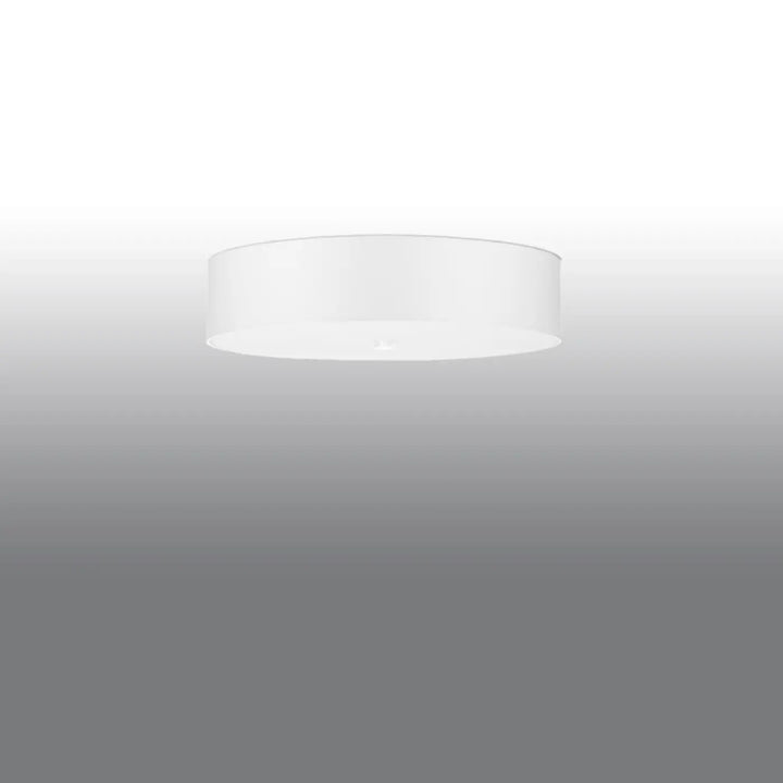 Luminaire plafonnier skala 50 blanc cylindrique avec design moderne pour un plafond minimaliste et décoration élégante
