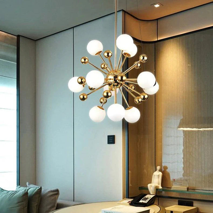 suspension luminaire boule verre