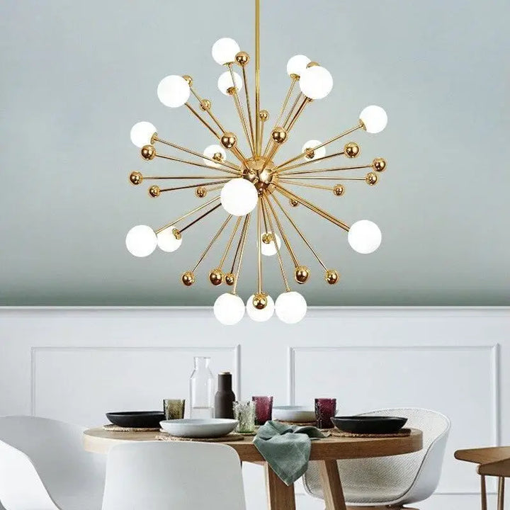 Luminaire Suspension Boule Design Forme Étoile