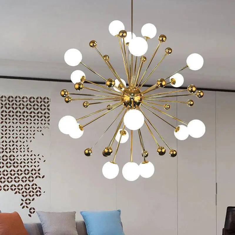 Luminaire Suspension Boule Design Forme Étoile