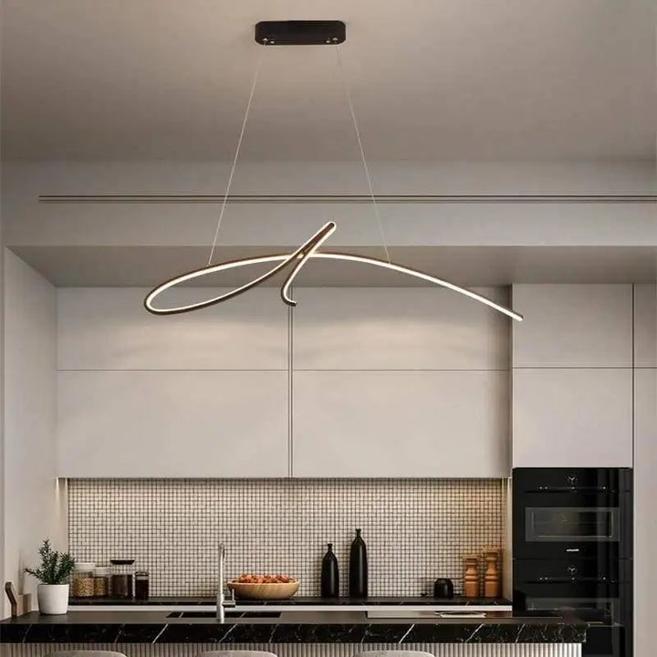 Luminaire Suspension Design Italien En Ruban