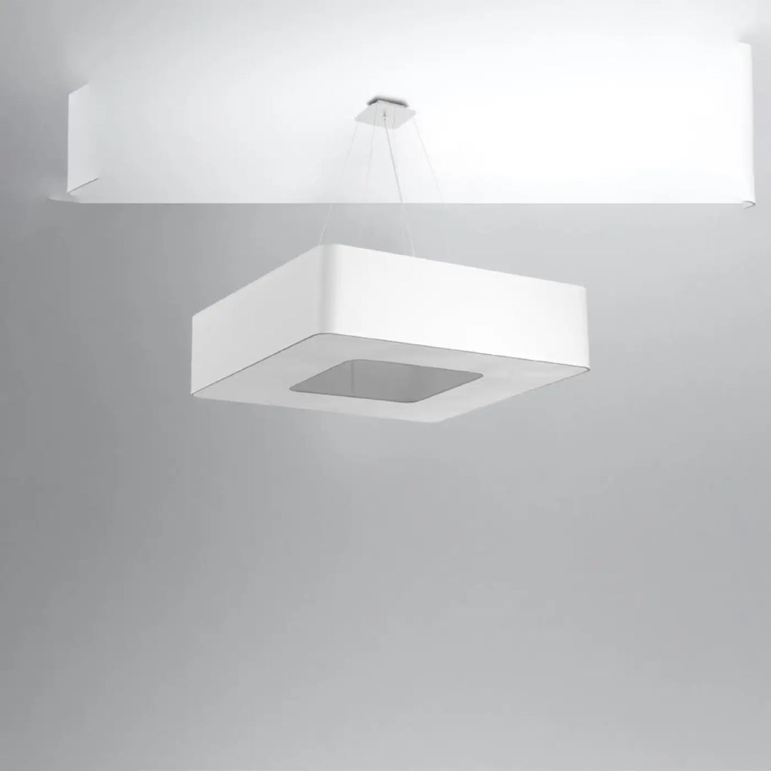 Lustre blanc éteint