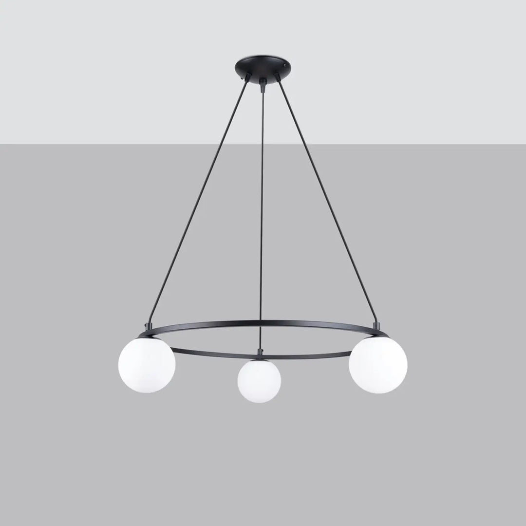 Lustre noir éteint