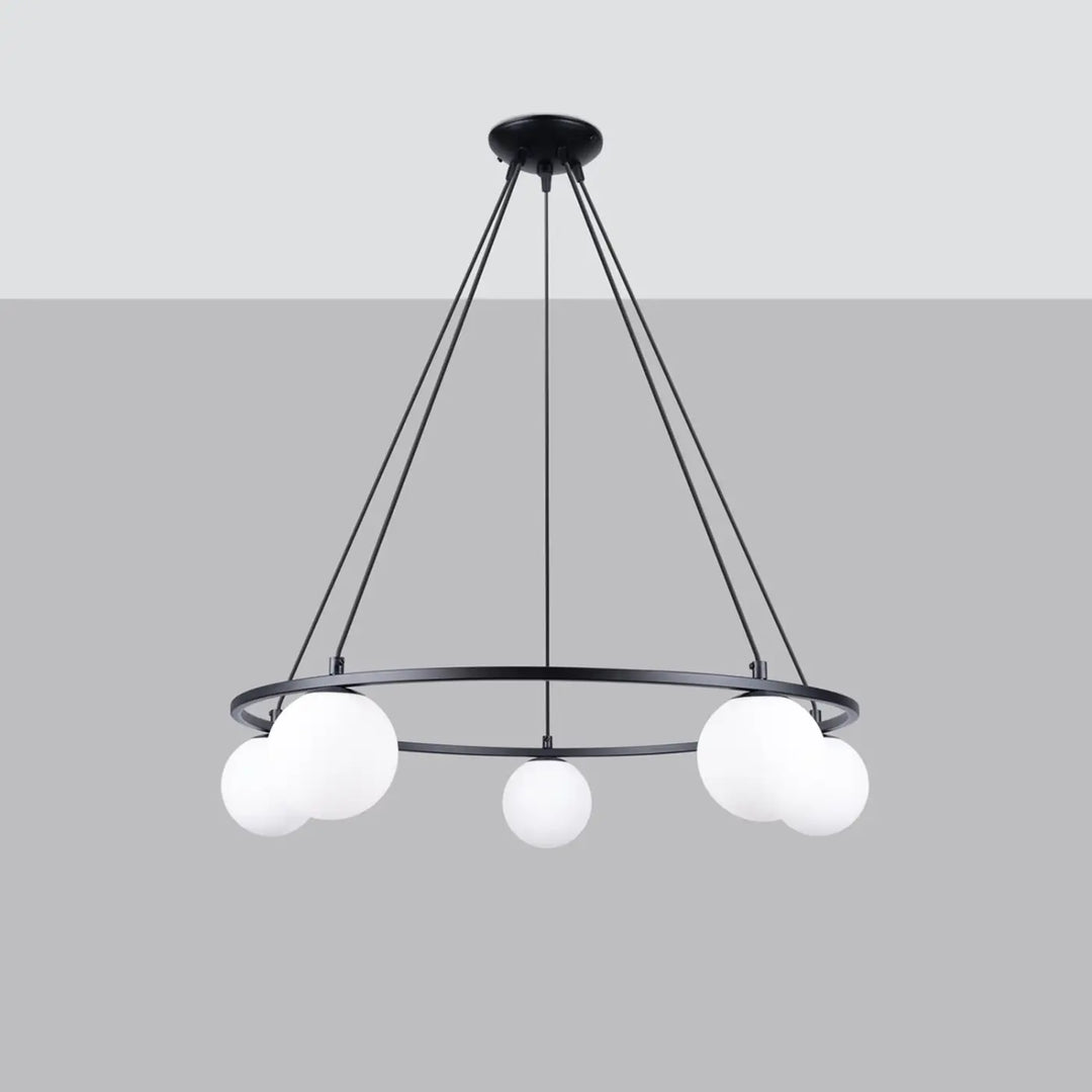 Lustre noir éteint