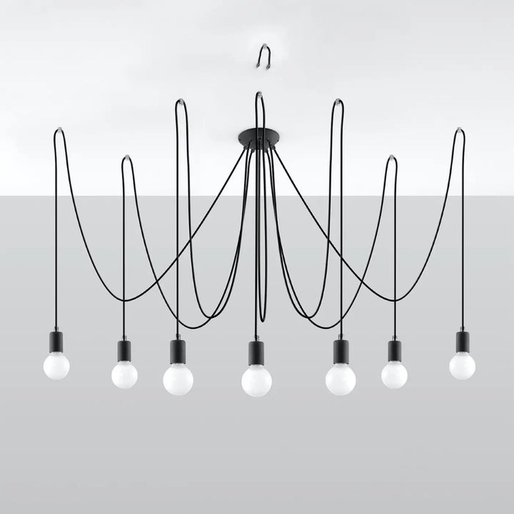 Lustre noir éteint