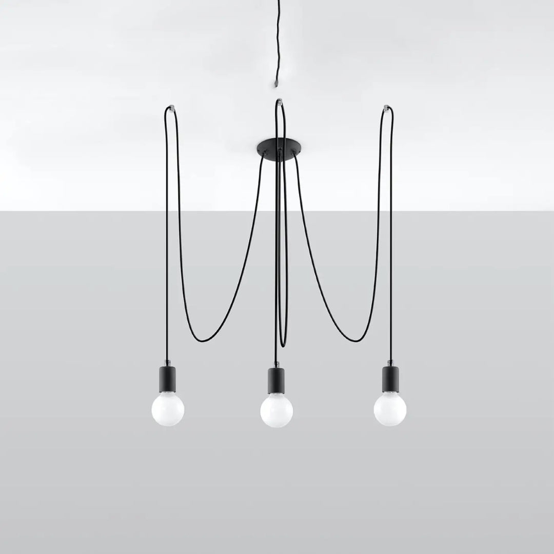 Lustre noir éteint