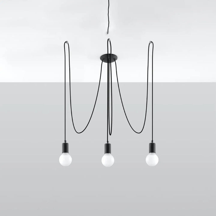 Lustre noir éteint