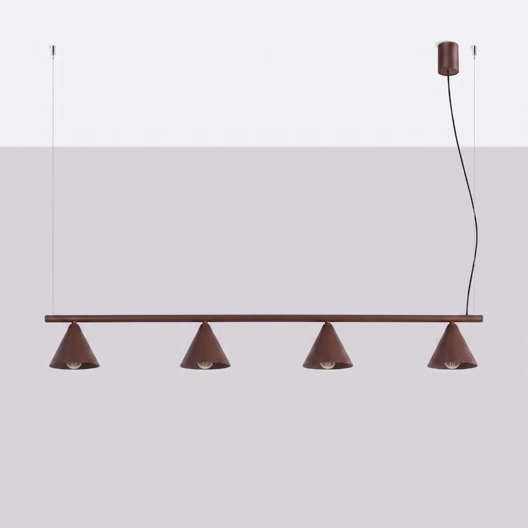 Lustre marron éteint