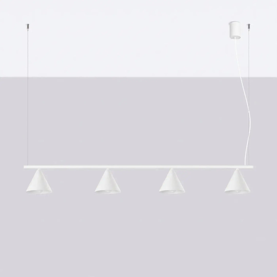 Lustre blanc éteint