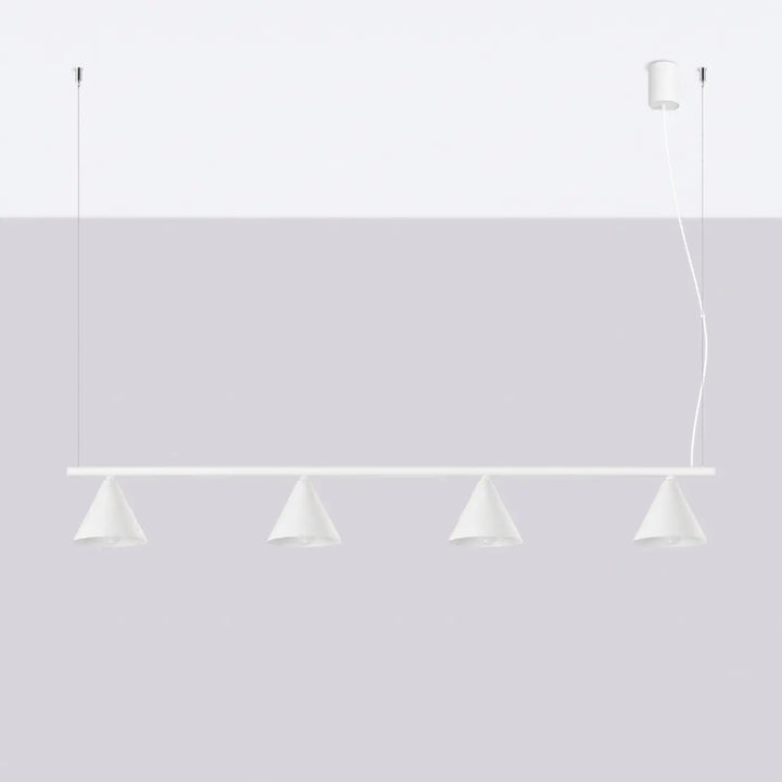 Lustre blanc éteint
