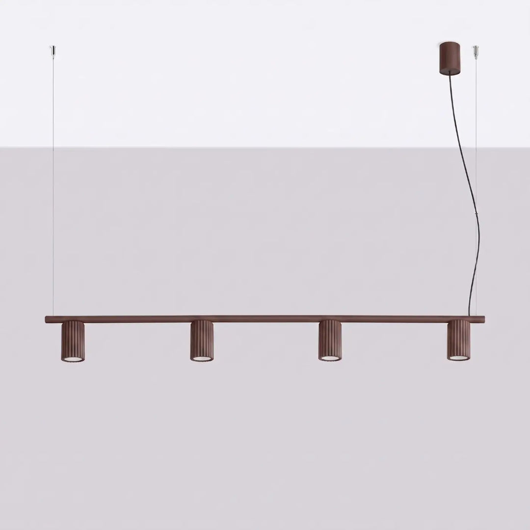 Lustre marron éteint