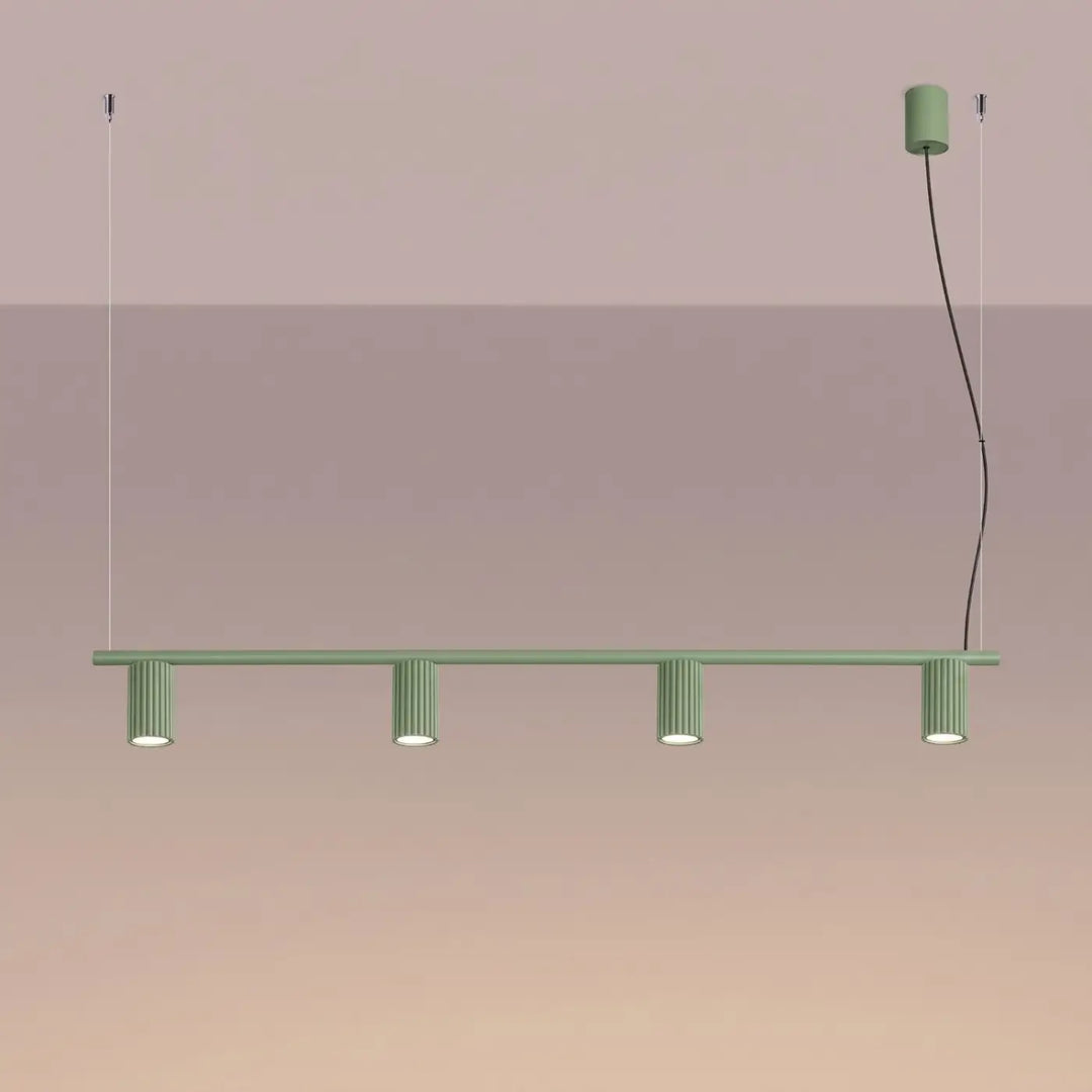 Lustre sauge allumé