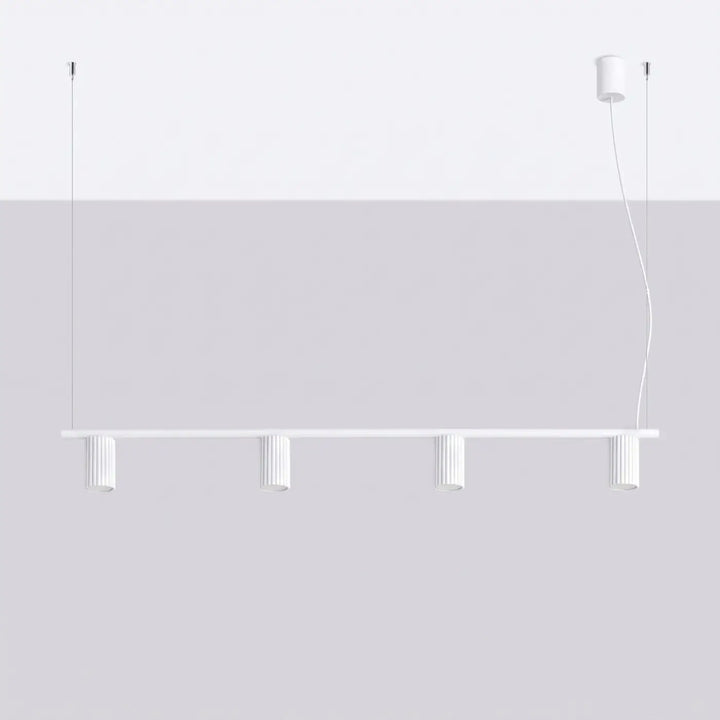 Lustre blanc éteint